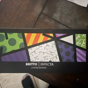 INVICTA BRITTO BABY LUPAH 32410 WATCH W/FIVE LEATHER STRAPS WOMEN 29mm